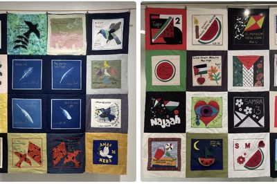 Embroidery: Gaza's children and the Peace Oak Banner