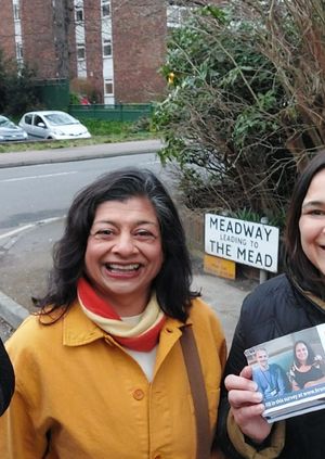 Talking with residents in Beckenham