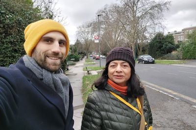 Talking with residents in Beckenham