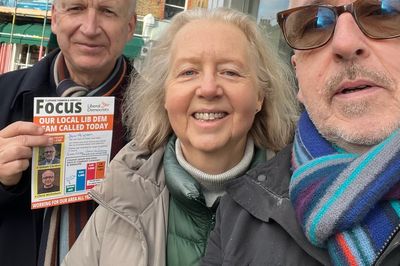 Campaigning with Munira Wilson, MP for Twickenham