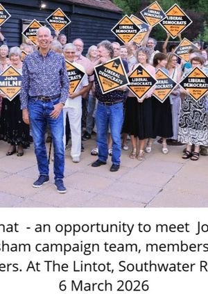 Drinks and Chat with John Milne MP 