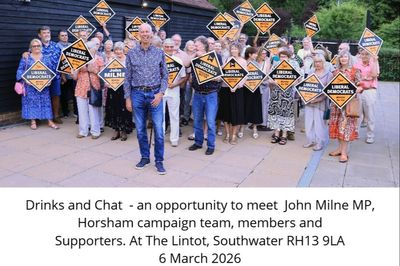 Drinks and Chat with John Milne MP 