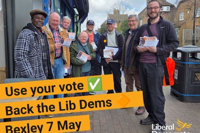 Bexley pre-election leafleting