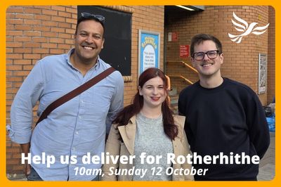 Rotherhithe Lib Dems Delivery Action Day
