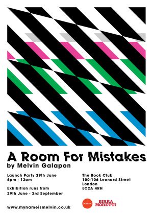 Exhibition Launch: 'A Room for Mistakes' by Melvin Galapon