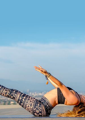 Mermaid Yoga on the Rooftop