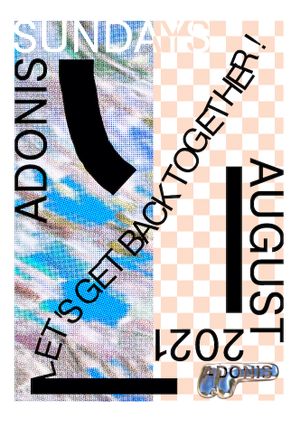 ADONIS SUNDAY 22ND AUGUST
