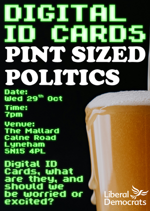 Pint Sized Politics - Digital Id Cards