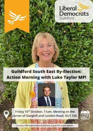 Guildford South East By-Election: Action Morning with Luke Taylor MP