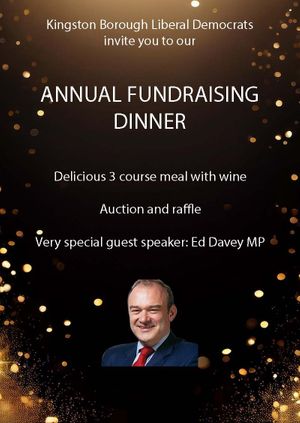 Kingston Lib Dems Annual Fundraising Dinner 2025