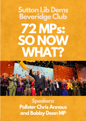 Beveridge Club: 72 MPs - so now what?