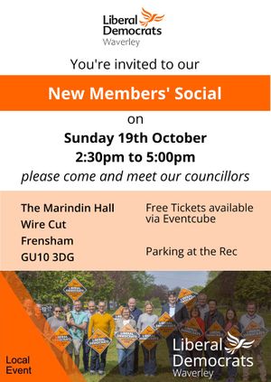 New Members' social
