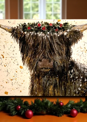 HORSLEY- Let's Paint N' Sip Xmas Highland 