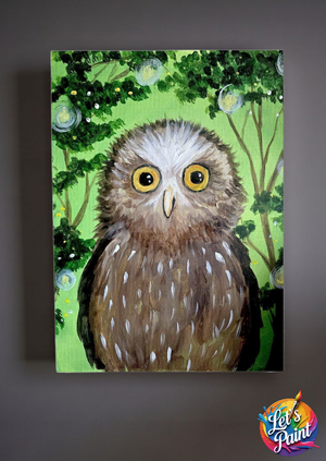 HORSLEY- Let's Paint N' Sip Little Owl