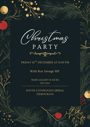 Liberal Democrats South Cotswolds Christmas Party