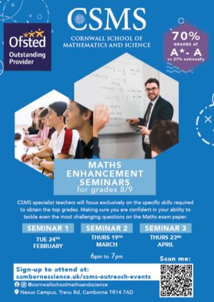 Outreach Session - Maths Enhancement Seminars