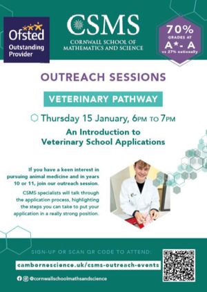Outreach Session - An Introduction to Veterinary School Applications