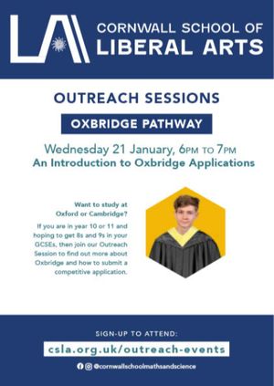 Outreach Sessions - An Introduction to Oxbridge Applications