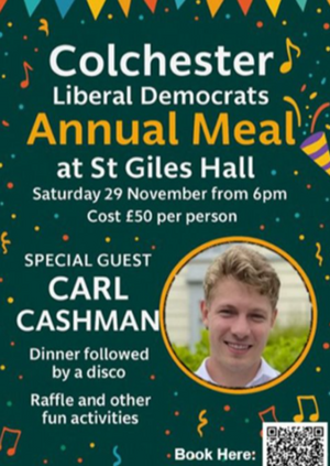 Annual Meal with Guest Speaker Carl Cashman