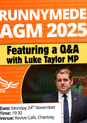 Runnymede Lib Dems AGM 2025