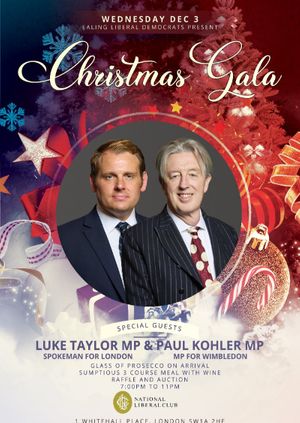 Ealing Liberal Democrat Xmas Gala 2025