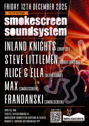 Smokescreen soundsystem yuletide meltdown 2025