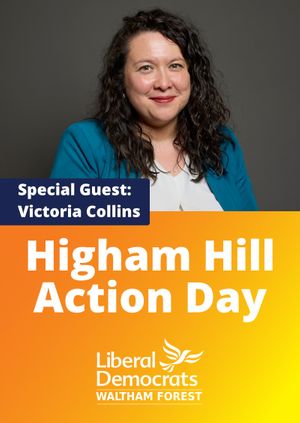 Higham Hill Action Day with Victoria Collins MP