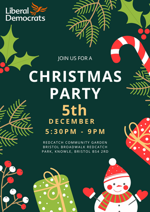 Bristol Lib Dem Christmas Party
