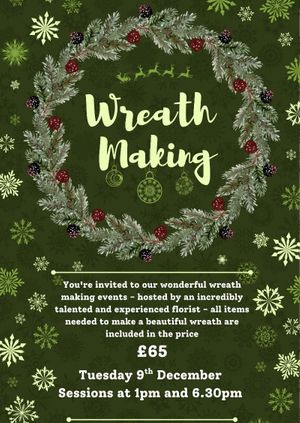 Wreath Making - 1pm Sitting 