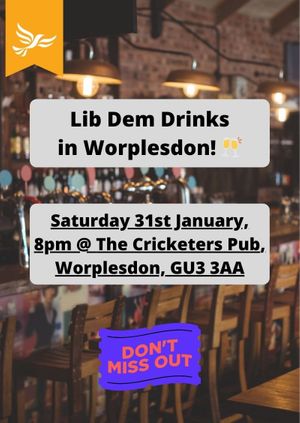 Liberal Drinks in Worplesdon