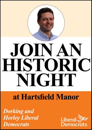 First Annual Gala Dinner - Dorking and Horley Liberal Democrats