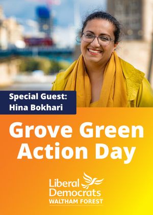 Grove Green Action Day with Hina Bokhari