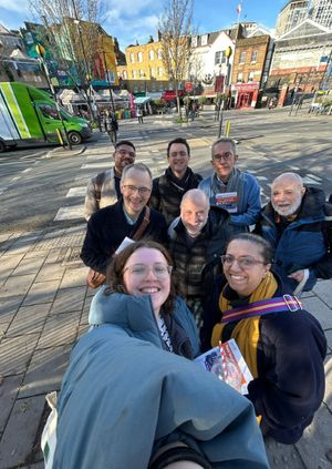 Campaigning with Max Wilkinson, MP for Cheltenham