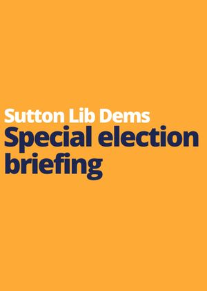 Special Election Briefing