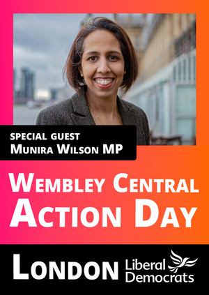 Wembley Central Action Day with Munira Wilson MP 