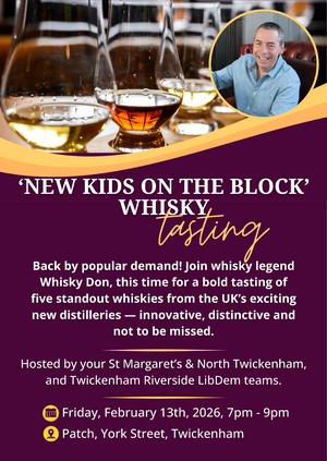 'New Kids on the Block' Whisky Tasting
