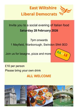 Italian Night Social and Fundraiser