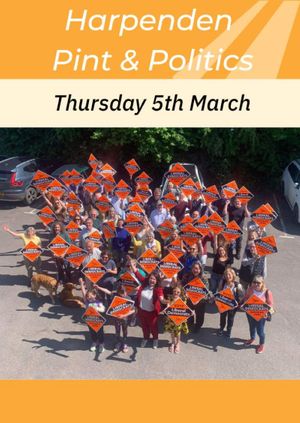 Pint & Politics Thursday 5th March