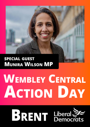 Wembley Central Action Day with Munira Wilson MP 