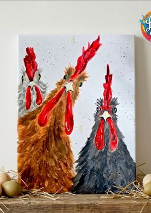 HORSLEY- Let's Paint N' Sip Chicken's