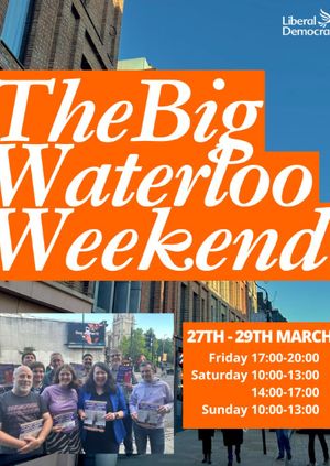 The Big Waterloo Weekender!