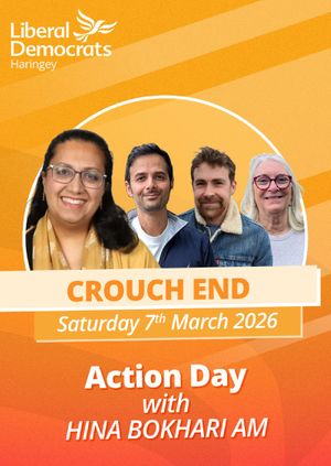 Crouch End Action Day with Hina Bokhari MBE