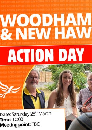 Woodham & New Haw Action Day
