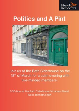 March Politics & a Pint