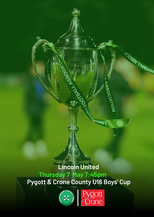 Pygott & Crone County U16 Boys Cup