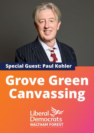 Grove Green Canvassing with Paul Kohler