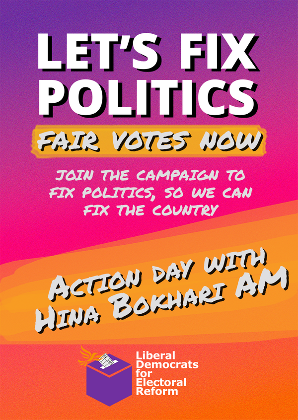 Let's Fix Politics London Action Day