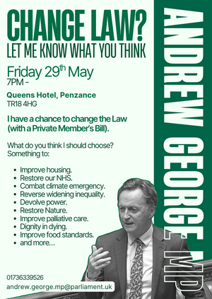 Parliament for the People - An Evening with Andrew George MP - Andrew ...