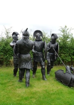 Visit to Garden of Heroes and Villains, The Heart of England Forest, 
