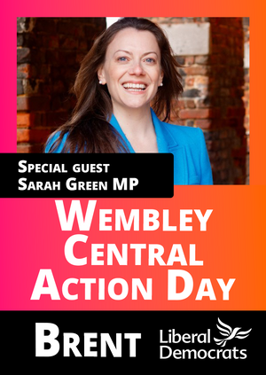 Wembley Central Action Day with Sarah Green MP 